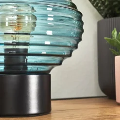 Gualtar Lampe à poser Noir, 1 lumière