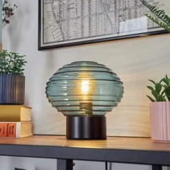 Gualtar Lampe à poser Noir, 1 lumière
