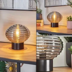 Gualtar Lampe à poser Noir, 1 lumière