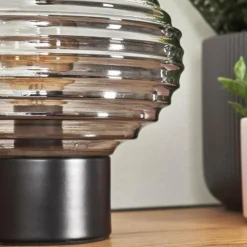Gualtar Lampe à poser Noir, 1 lumière