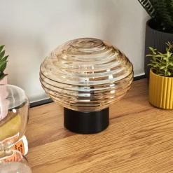 Gualtar Lampe à poser Noir, 1 lumière