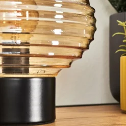 Gualtar Lampe à poser Noir, 1 lumière