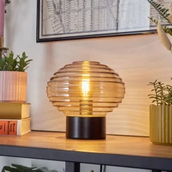 Gualtar Lampe à poser Noir, 1 lumière