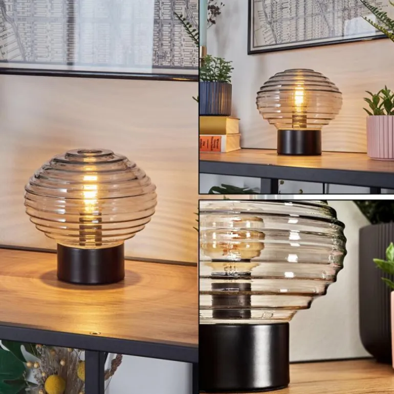 Gualtar Lampe à poser Noir, 1 lumière