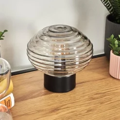 Gualtar Lampe à poser Noir, 1 lumière