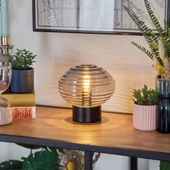 Gualtar Lampe à poser Noir, 1 lumière
