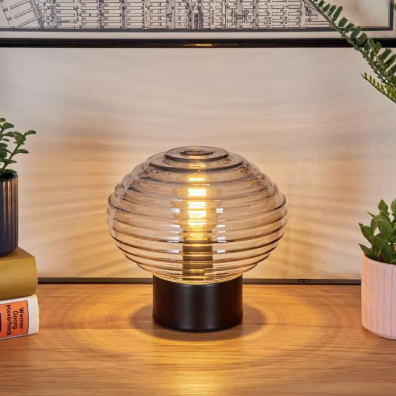 Gualtar Lampe à poser Noir, 1 lumière