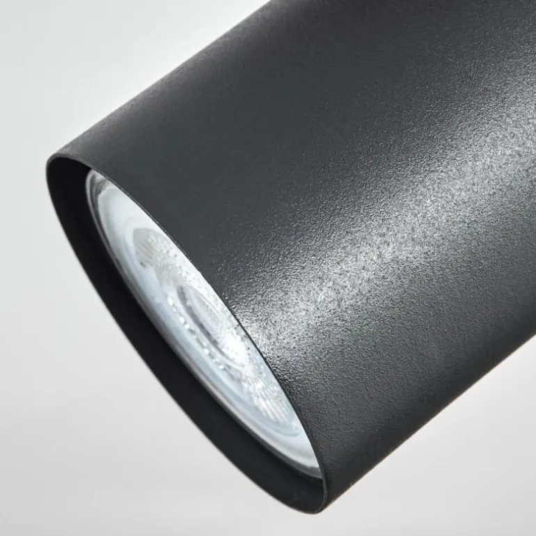 Guardais Plafonnier, Spot de plafond Brun, Couleur bois, Noir, 1 lumière