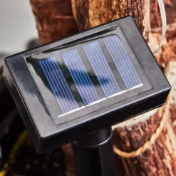 guirlande lumineuse solaire Markhus LED Transparent, 10 lumières
