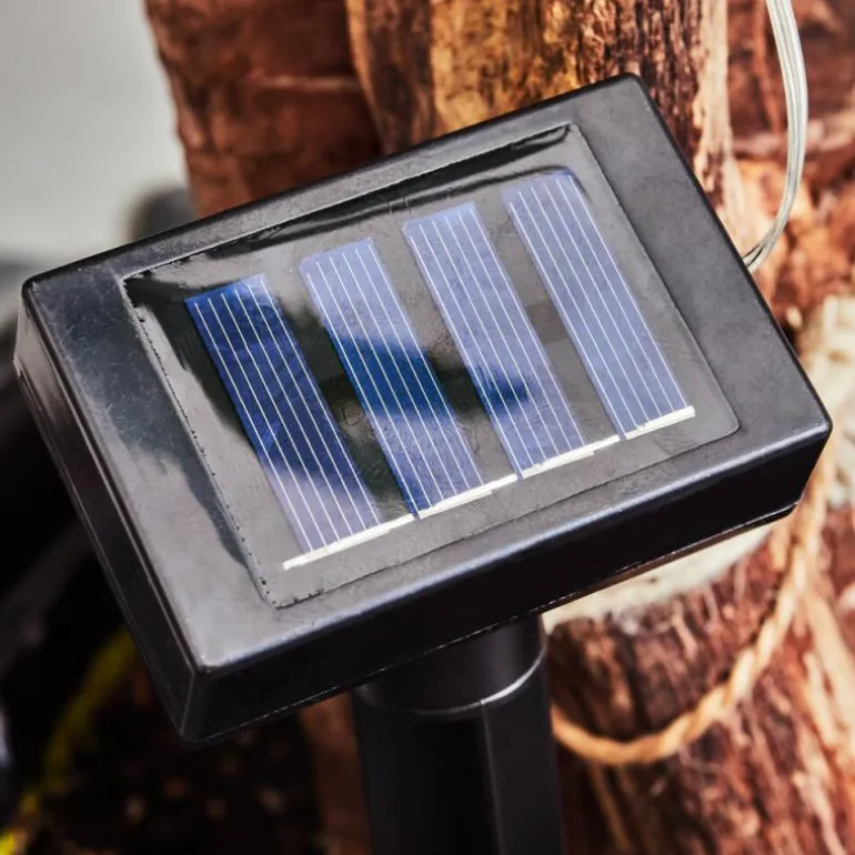 guirlande lumineuse solaire Markhus LED Transparent, 10 lumières