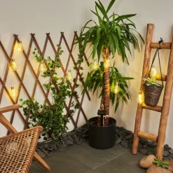 guirlande lumineuse solaire Markhus LED Transparent, 10 lumières
