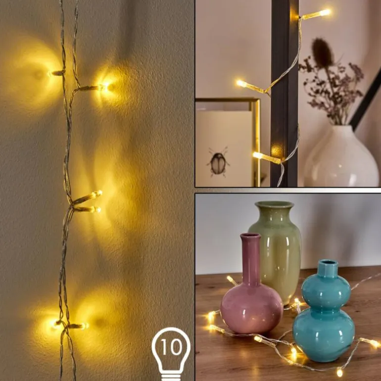 Guirlande Sondrio LED, 10 lumières
