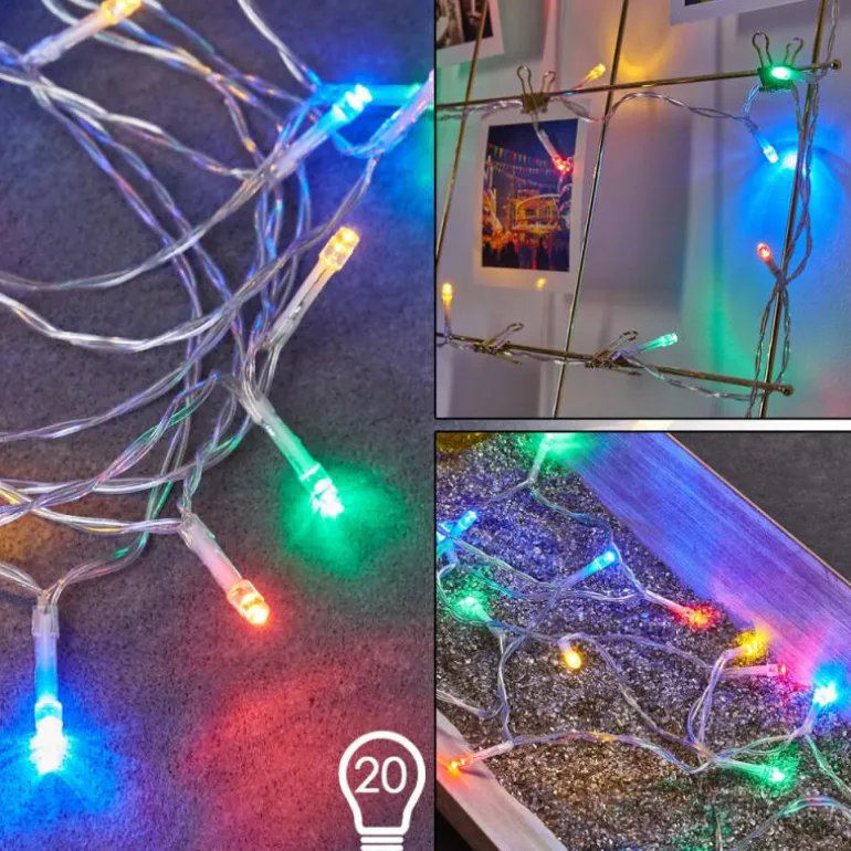 Guirlande Sondrio LED, 20 lumières