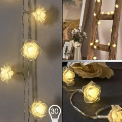 Guirlande Sondrio LED, 30 lumières