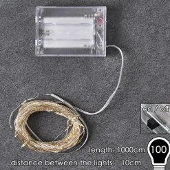 Guirlande Sondrio LED, 100 lumières