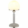 Haku Lampe à poser Luminaires Globo Lighting Chrome, Nickel mat, 1 lumière