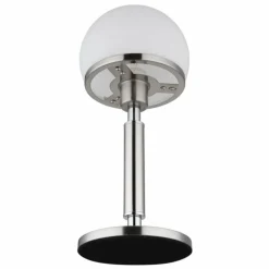 Haku Lampe à poser Luminaires Globo Lighting Chrome, Nickel mat, 1 lumière