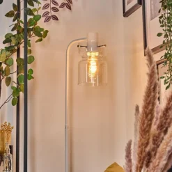 Hasvik Lampadaire Blanc, 1 lumière