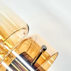 Hasvik Lampe de bureau, Lampe à poser, Liseuse Chrome, Noir, 1 lumière