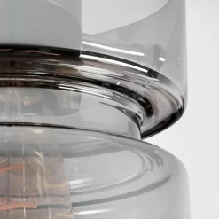 Hasvik Plafonnier, Spot de plafond Chrome, Fumée, 1 lumière