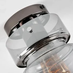 Hasvik Plafonnier, Spot de plafond Chrome, Fumée, 1 lumière