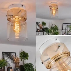 Hasvik Plafonnier, Spot de plafond Blanc, 1 lumière