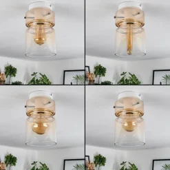 Hasvik Plafonnier, Spot de plafond Blanc, 1 lumière