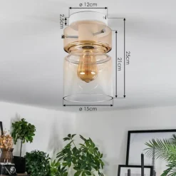Hasvik Plafonnier, Spot de plafond Blanc, 1 lumière