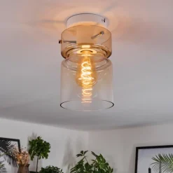 Hasvik Plafonnier, Spot de plafond Blanc, 1 lumière