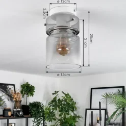 Hasvik Plafonnier, Spot de plafond Blanc, 1 lumière