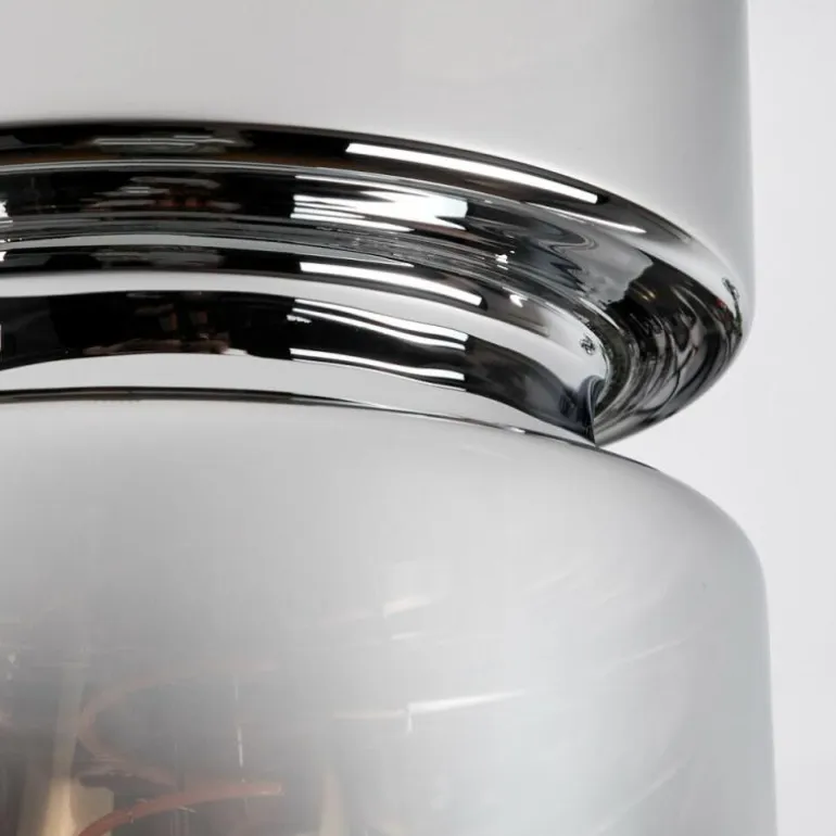 Hasvik Plafonnier, Spot de plafond Chrome, Fumée, 1 lumière