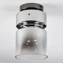 Hasvik Plafonnier, Spot de plafond Chrome, Fumée, 1 lumière