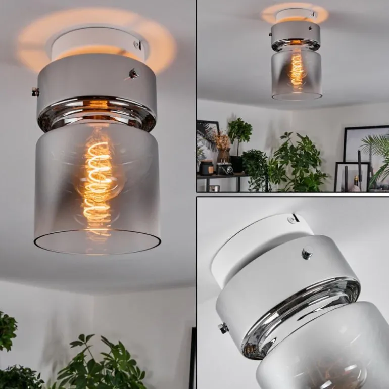 Hasvik Plafonnier, Spot de plafond Blanc, 1 lumière
