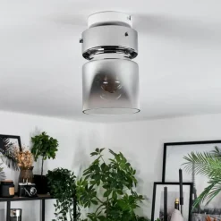 Hasvik Plafonnier, Spot de plafond Blanc, 1 lumière