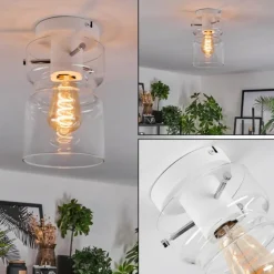 Hasvik Plafonnier, Spot de plafond Blanc, 1 lumière