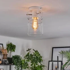 Hasvik Plafonnier, Spot de plafond Blanc, 1 lumière
