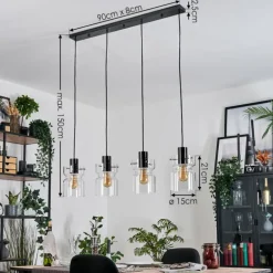 Hasvik Suspension, Suspension Clair, 4 lumières
