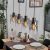 Hasvik Suspension, Suspension Clair, Fumé, 4 lumières