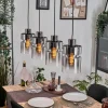Hasvik Suspension, Suspension Chrome, Fumé, 4 lumières