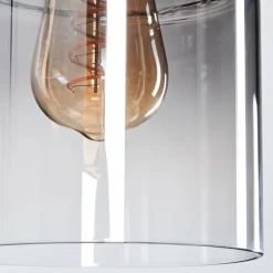 Hasvik Suspension, Suspension Chrome, Noir, 5 lumières