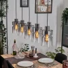 Hasvik Suspension, Suspension Noir, 5 lumières