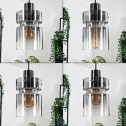 Hasvik Suspension, Suspension Noir, 5 lumières