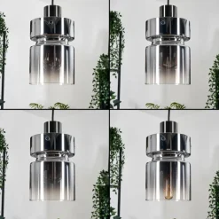 Hasvik Suspension, Suspension Noir, 5 lumières