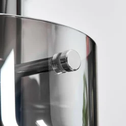 Hasvik Suspension, Suspension Chrome, Noir, 3 lumières