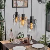 Hasvik Suspension, Suspension Chrome, Noir, 3 lumières