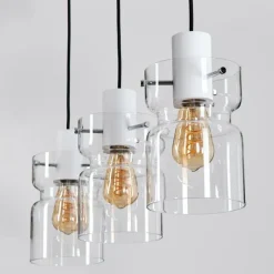 Hasvik Suspension, Suspension Blanc, 3 lumières