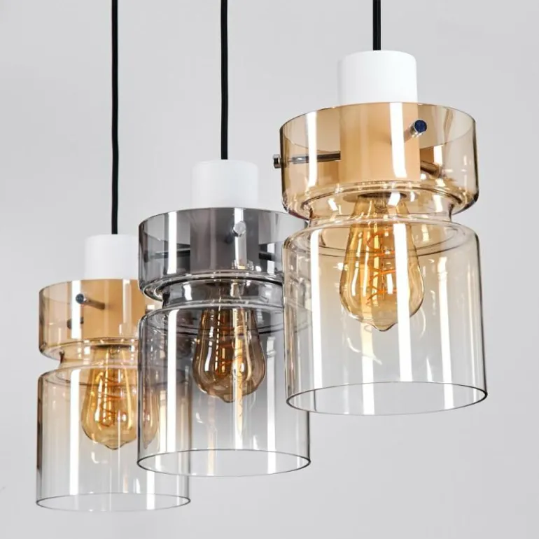 Hasvik Suspension, Suspension Blanc, 3 lumières