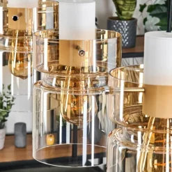 Hasvik Suspension, Suspension Blanc, 3 lumières