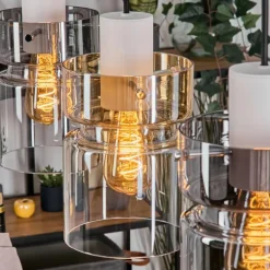Hasvik Suspension, Suspension Blanc, 3 lumières