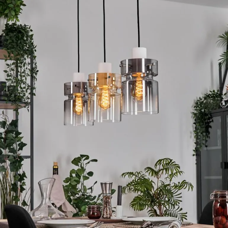 Hasvik Suspension, Suspension Blanc, 3 lumières